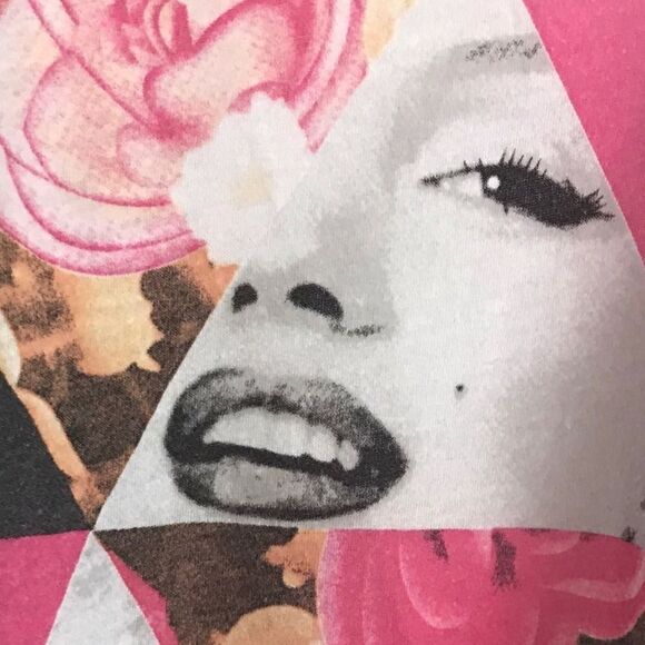 Marilyn Monroe Graphic Tee White Short Sleeve - Picture 3 of 12